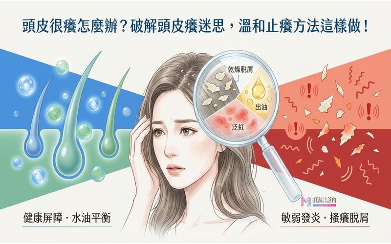 頭皮很癢怎麼辦？破解頭皮癢迷思，溫和止癢方法這樣做！