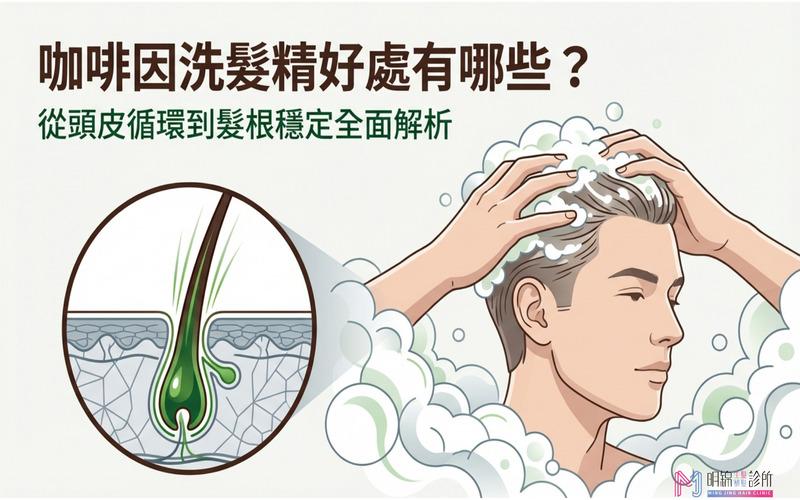 咖啡因洗髮精好處有哪些？從頭皮循環到髮根穩定全面解析
