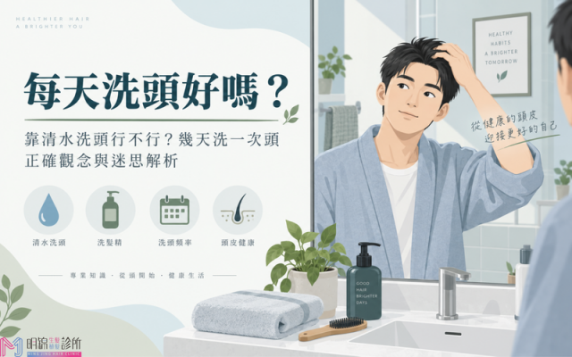 每天洗頭好嗎？靠清水洗頭行不行？幾天洗一次頭正確觀念與迷思解析